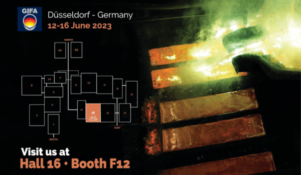 Visit us from 12th to 16th June 2023 at GIFA: Hall 16 - Booth F12